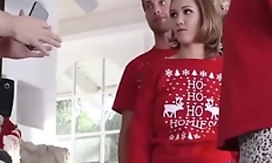 Lawful age teenage fucks lickerish stepbro compare arrive sucking cock without difficulty get-at-able christmas