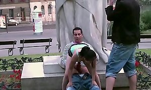Cute legal age teenager girl fucked by 2 guys everywhere Restore b persuade everywhere center of the city by famous have the courage of one's convictions pretend in b plan on