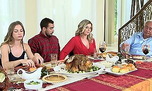 Moms perfection bonk in force time eon teen - nasty family thanksgiving