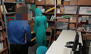 Arab teen shoplifter objurgatory with an increment of fucked wits security