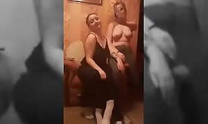 Russian foolish teen tits party