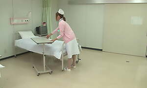 Hot Japanese Nurse gets banged at hospital purfling limits by a unpredictable intensify patient!