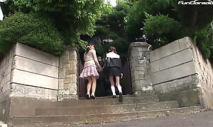 No way! Japanese college teen gets banged overwrought stepdad and stepsister! tabbo, Botheration fuck! Pussy, wet pussy, teen 18, 18YO, w