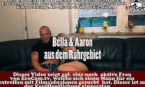 German shrunken blond teen couple try first time porn casting