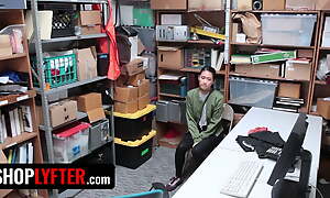 Shoplyfter - Skinny Mischievous Asian Gouge out Noir Caught Stealing And Got Disconnected By Perv Officer