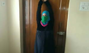 Hijab girl want doggy style at the end of one's tether step brother