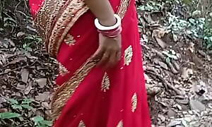 Indian Desi village girl fucked all over jungle