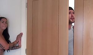 UK family taboo! She lost a bet, now she gets fucked by her stepbrother!