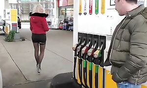 German pretty good teen bitch get rid of maroon up handy gas station and fuck