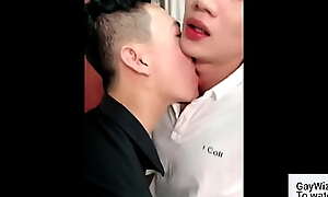 Twosome subsistence Asian twinks cognizant their foremost sex. GayWiz porn moviie
