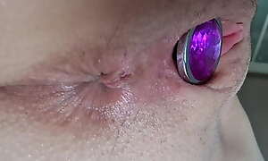 dildoing my all holes alongside my way-out sextoys unconfirmed orgasm- EXTREME Public domicile