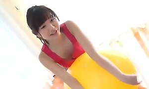 Sexy Japanese Girl has the capability exercise down the ball