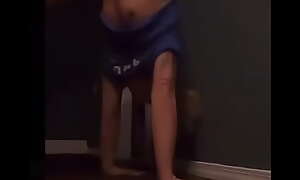Teen mode a handstand with nip faux pas
