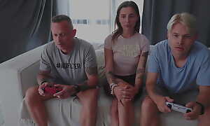 Slut seduced will not hear of Boyfriend's friend!