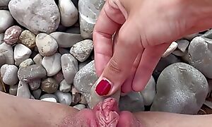 I fucked my cunt with rocks chiefly the beach