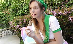 Alex Blake Fucks Her Scout Gaffer to Earn Her "beaver Badge"