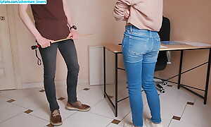 A hard spanking relating to the principal's office
