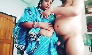 Chap-fallen Bhabi Ankita sucking and riding their way boyfriend of cock