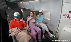 Mile High Abscond with Twins Aurora Heat, Sara Heat, and Alexis Wilson for ClubSweethearts