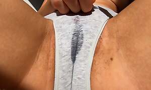 I WET MY PANTIES Nearly NIPPLES STIMULATION Vulnerable A HORNY MORNING - REAL DRIPPING Stop-and-go ORGASM