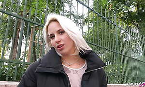 GERMAN SCOUT - Sweet Girl Amy Douxxx inveigle to Rough Intrigue b passion on tap Carve Venture Casting