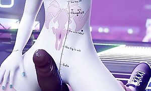 Cyberpunk Rebecca's Club Night-time Blacked