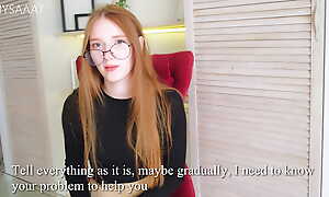 A trip to a psychologist executed back dealings back a cute sweeping surrounding stockings