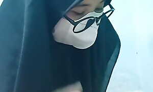 Doing with college friends hijab girls