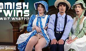 Time-worn Amish Jill Shares Her New Husband's Big Cock With Her Amish Step Sister - TeamSkeet