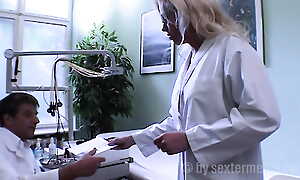 Examination on tap the Gynecologist