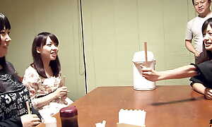 Real Japanese friends play truth or escapade leading to sexy stripteases