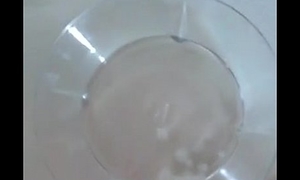 Danish Twink Urchin comes with much sperm in glass bowl &_ stunning cumshot