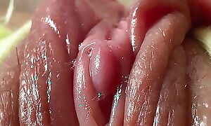 Why her drawers be clear like that?! Hottie is fretting clit till creep