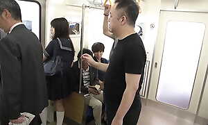 Superb doll who fucks anyone who happens to be a passenger on the train 4