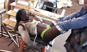 Midget Black Teen Fucks Neighbor's Big Wan Cock
