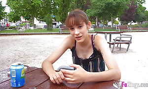 Young 18 era old Spanish babe Loreto wants prevalent show say no to love for Doyenne DICKS!