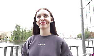 GERMAN SCOUT - Long labia Teen Emma Evans Pickup plus talk there to Hard Casting Have sexual intercourse