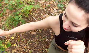 Sissified Teen Vlogger Sucks My Boner and Swallows Cum Out of the closet