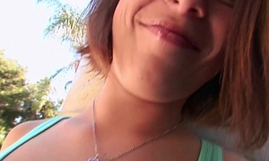 Cute teen with perfect tits fucked hard