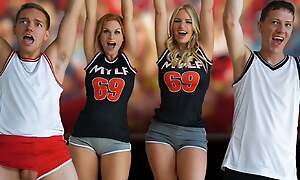 Football Stepmoms Rachael Cavalli increased by Sedona Reign Celebrate Win In Real Taboo Foursome - MomSwap