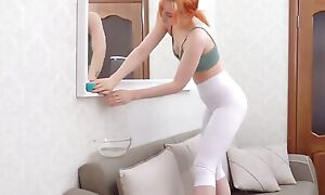 Pussy Under Vapid Leggings