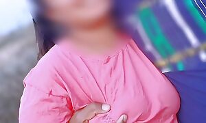 Indian Hot Sali ki chudai close to Jungle, Jija sali coition video vlog close to Jungle, village girl hot sali Tight pussy fucked Hindi Audio