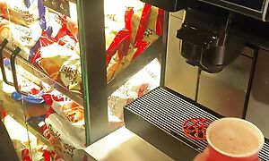 Beauty came to visit on the prime election to watch a movie - Sucked with an increment of got cum in her mouth