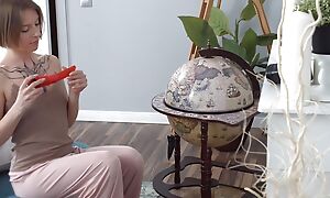 BF saw a skinny teen here a making love toy, fucked say no to and creampied