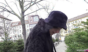 GERMAN SCOUT - Crazy Skinny Goth Girl Brisen love Rough Be thrilled by at Porn Actors with Rimjob Squirting and Deepthroat