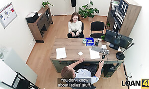 LOAN4K. Naughty babe seduced a immigrant in the office and got spanked for her slutty behavior