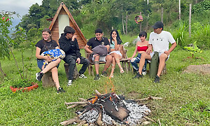 OUTDOOR SEX, Young Latinos Pay Penance Surrounding An Indian Dwarf With Hard Mating Surrounding Get Out Of His Enchanted Empire