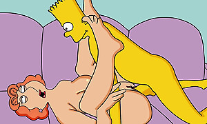 Distance Guy Parody Chum around with annoy Simpsons Parody 18+ crossover - Bart for all nails his dream milf lois Griffin
