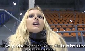 Amateur euro blonde picked up for anal