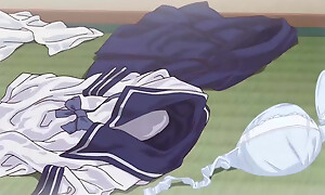 3d hot cheers leader stepsisters threesome with their big cocked stepbrother